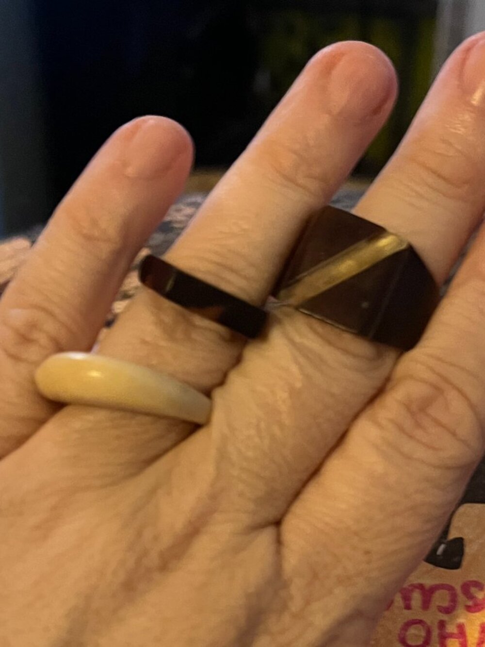 3 Unique Rings of Unknown Material